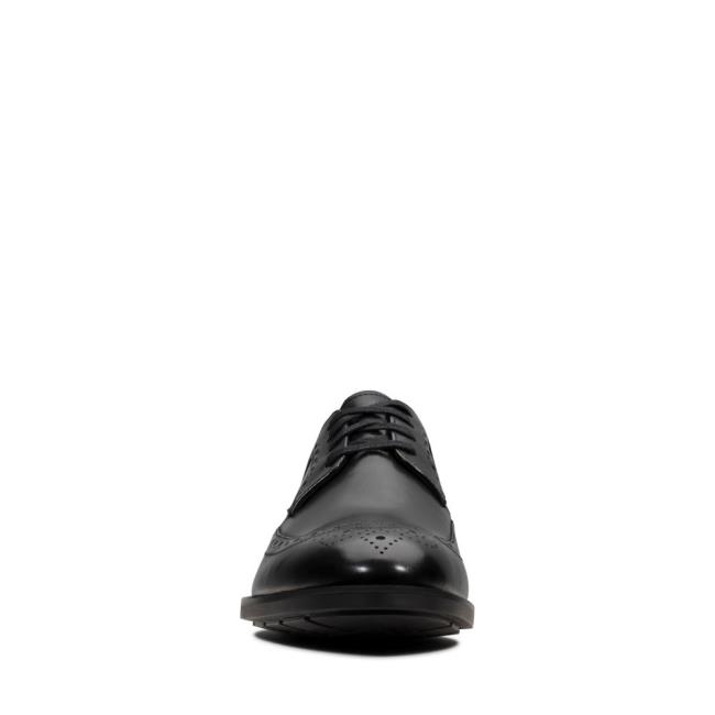 Men's Clarks Ronnie Limit Dress Shoes Black | CLK037UQZ