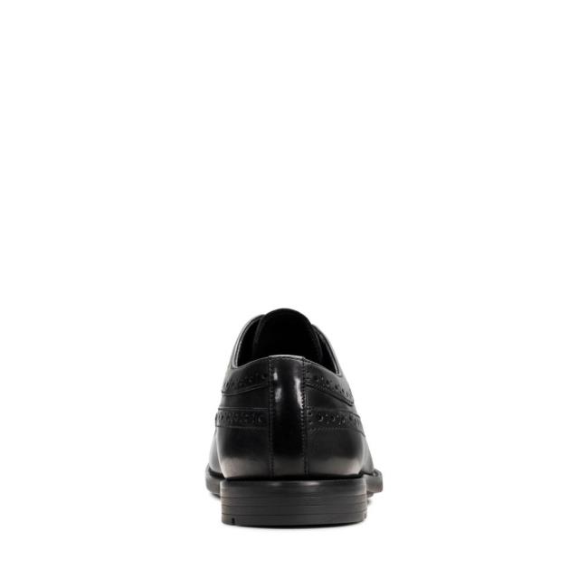 Men's Clarks Ronnie Limit Dress Shoes Black | CLK037UQZ