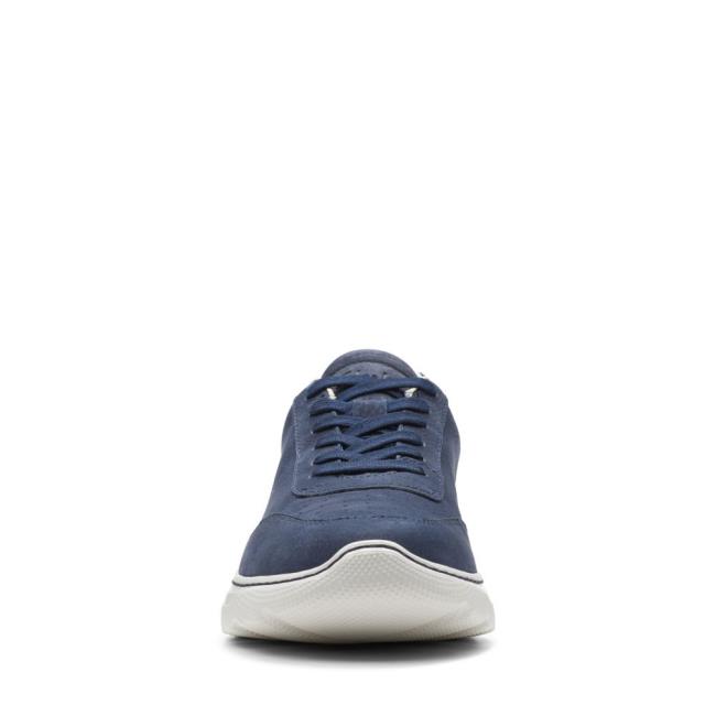 Men's Clarks Sprint Lite Lace Sneakers Navy | CLK893MVF