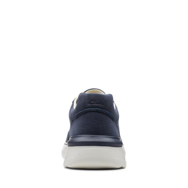 Men's Clarks Sprint Lite Lace Sneakers Navy | CLK893MVF