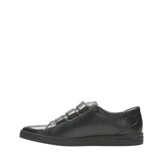 Men's Clarks Stanway Flow Sneakers Black | CLK426SCX