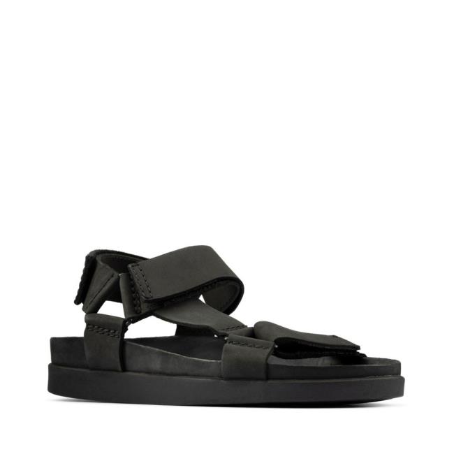 Men's Clarks Sunder Range Sandals Black | CLK619JWB