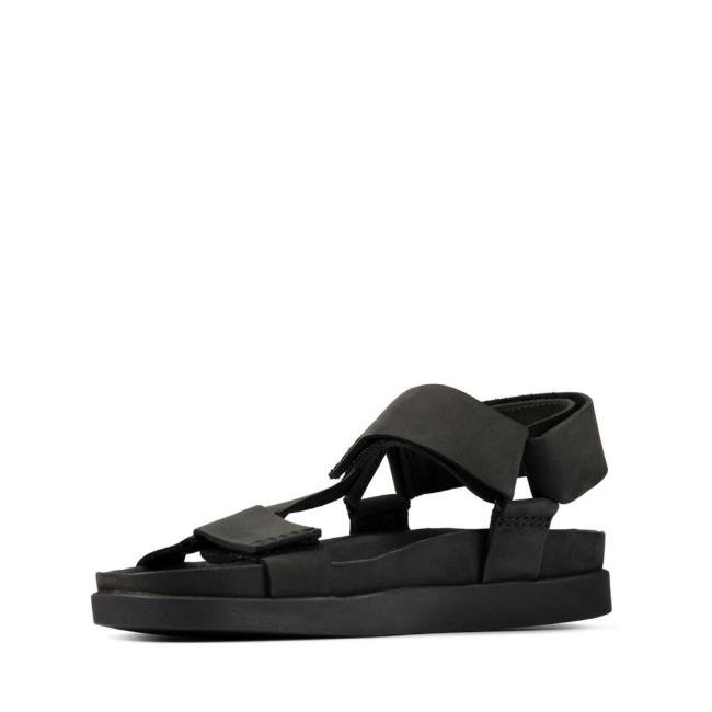 Men's Clarks Sunder Range Sandals Black | CLK619JWB