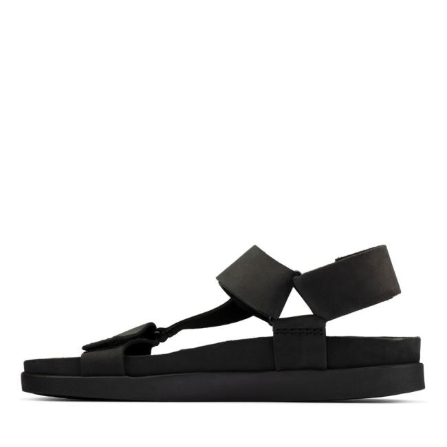 Men's Clarks Sunder Range Sandals Black | CLK619JWB