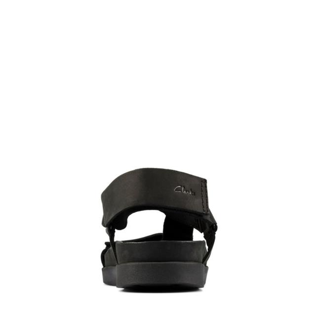 Men's Clarks Sunder Range Sandals Black | CLK619JWB