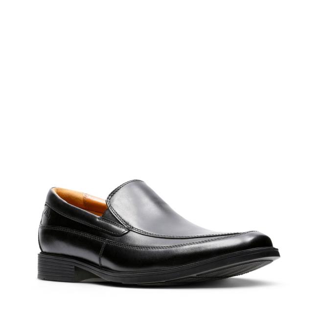 Men's Clarks Tilden Free Loafers Black | CLK295YGB