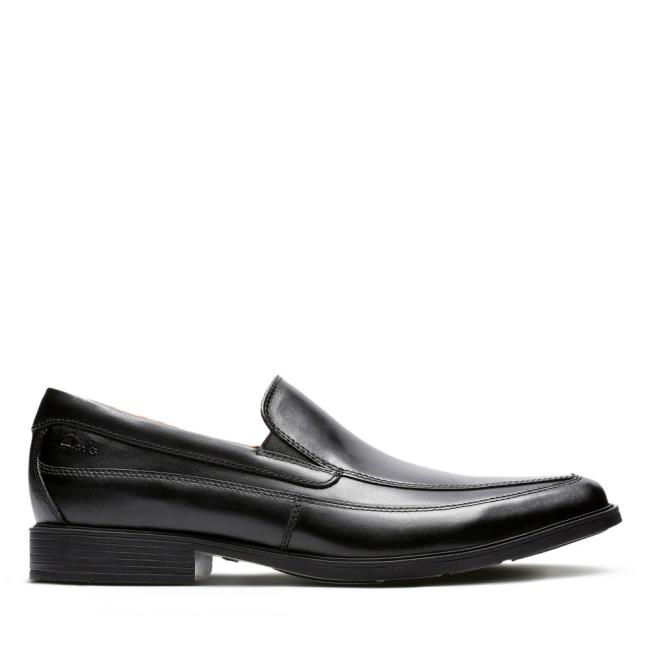 Men\'s Clarks Tilden Free Loafers Black | CLK295YGB