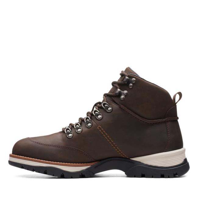 Men's Clarks ToptonPine GTX Originals Boots Dark Brown | CLK571QAT