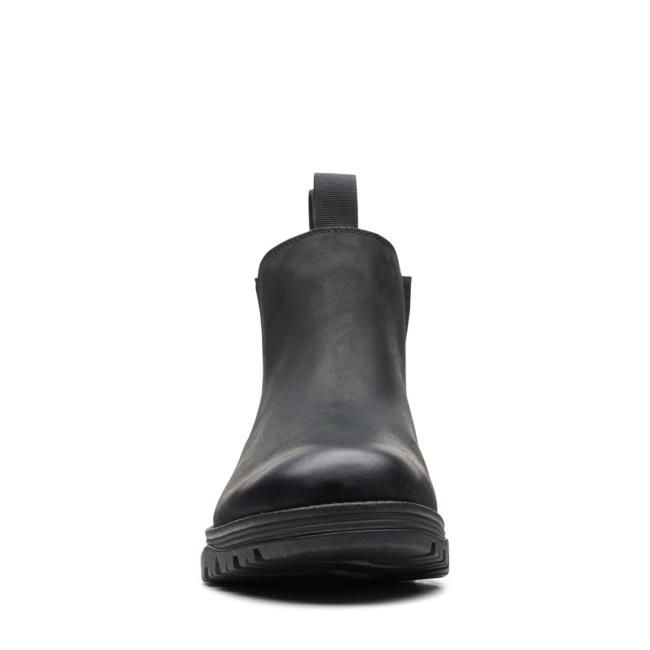 Men's Clarks Topton Chelsea Chelsea Boots Black | CLK894HLQ