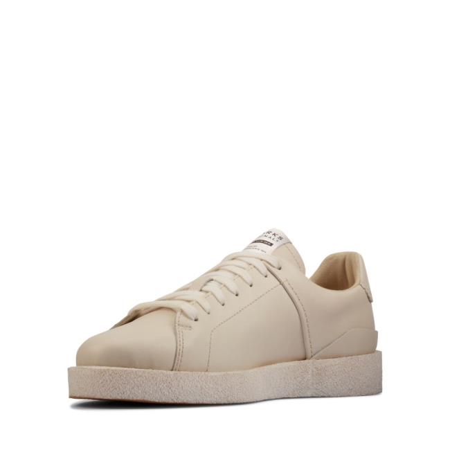 Men's Clarks Tormatch Sneakers White | CLK921HYU