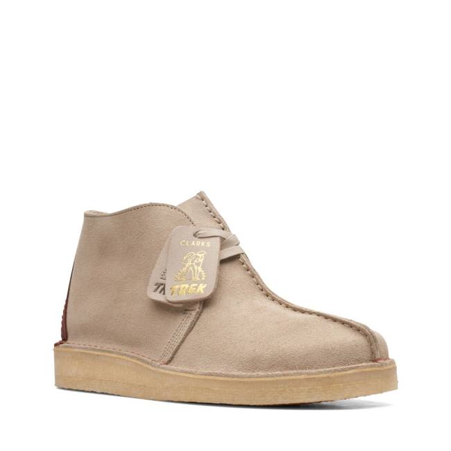 Men's Clarks Trek Hi 50 Ankle Boots Beige | CLK109SIU