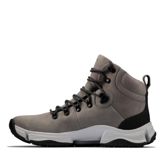 Men's Clarks Tri Path Hi GORE-TEX Sneakers Grey | CLK573UXN