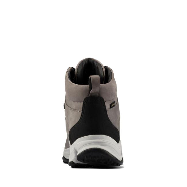 Men's Clarks Tri Path Hi GORE-TEX Sneakers Grey | CLK573UXN