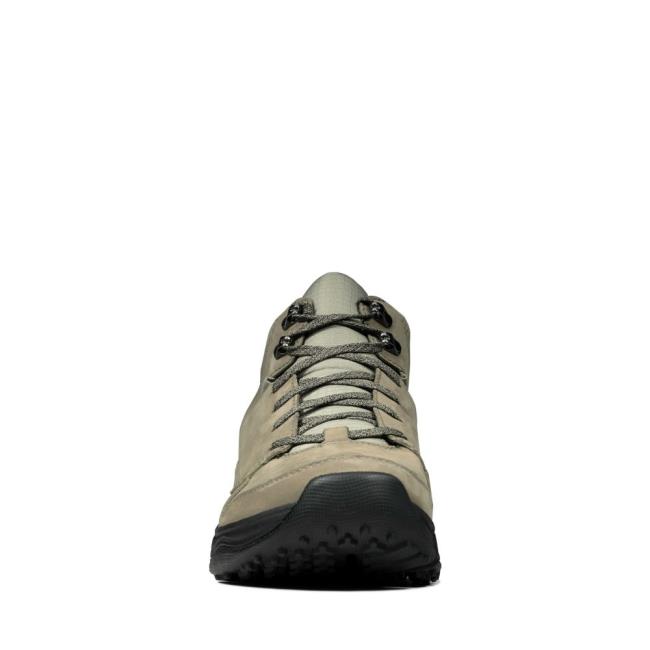 Men's Clarks Tri Path Hike Sneakers Olive | CLK840PAQ