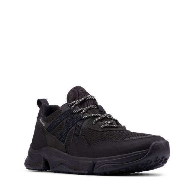 Men's Clarks Tri Path Trek GORE-TEX Sneakers Black | CLK756ZVJ