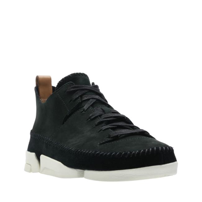 Men's Clarks Trigenic Flex Sneakers Black | CLK846TMI