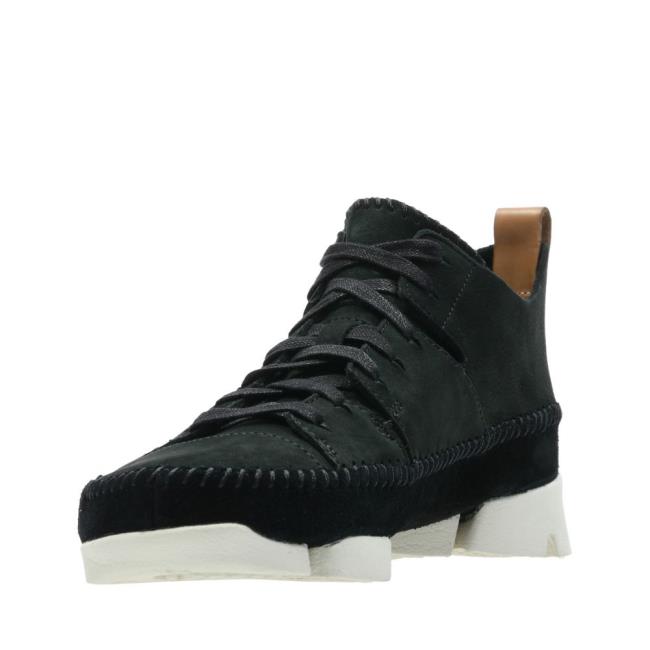 Men's Clarks Trigenic Flex Sneakers Black | CLK846TMI