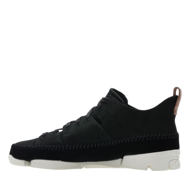 Men's Clarks Trigenic Flex Sneakers Black | CLK846TMI