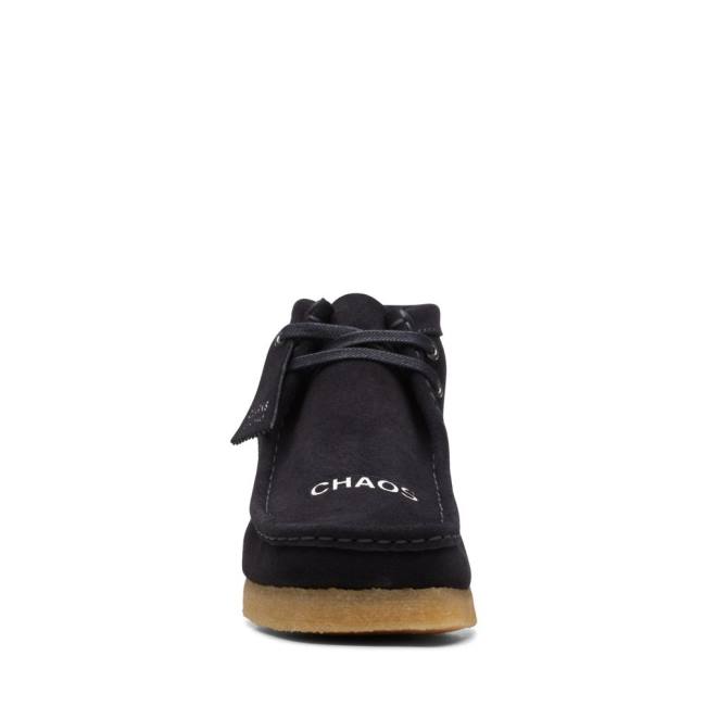 Men's Clarks Wallabee Casual Boots Black | CLK914WLI