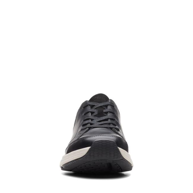 Men's Clarks Wave2.0 Way Sneakers Black | CLK609LEM