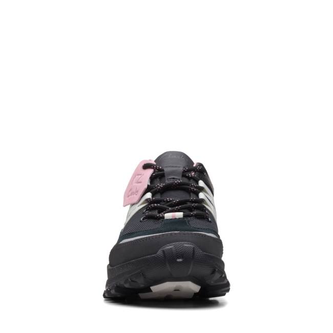 Women's Clarks ATL Trek Path GORE-TEX Sneakers Black | CLK862TVR