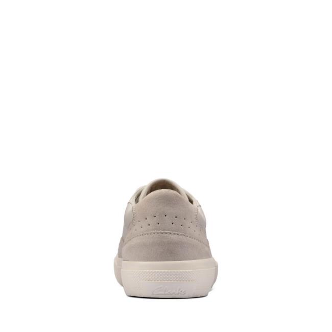 Women's Clarks Aceley Lace Flat Shoes White | CLK317KCH