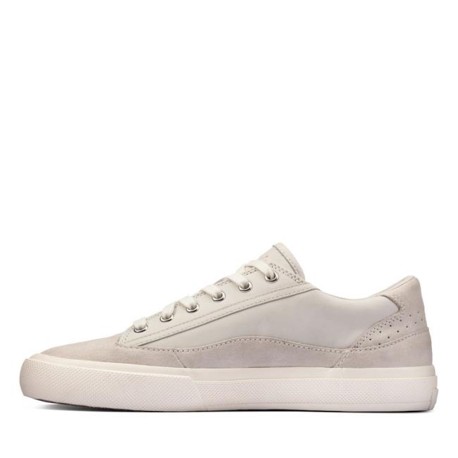 Women's Clarks Aceley Lace Sneakers White | CLK386RIS