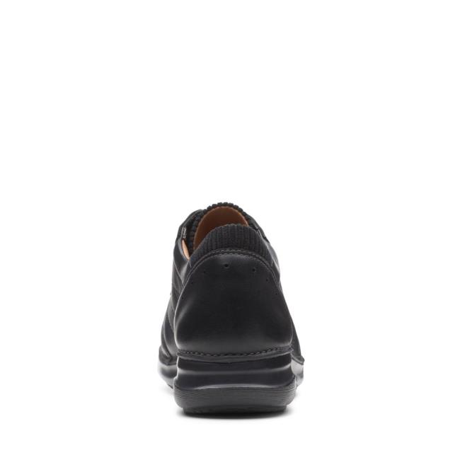 Women's Clarks Appley Tie Black Shoes Black | CLK315CMW