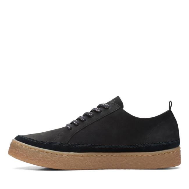 Women's Clarks Barleigh Lace Flat Shoes Black | CLK043GXV