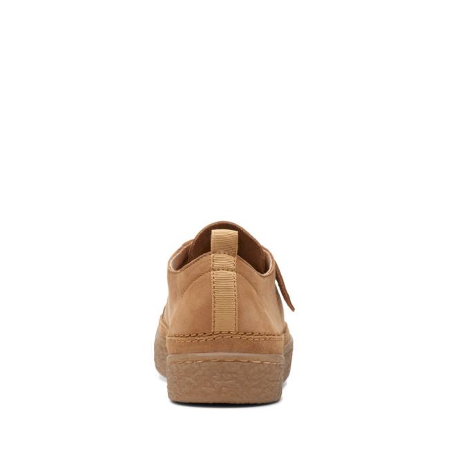 Women's Clarks Barleigh Lace Flat Shoes Light Brown | CLK261ZOS