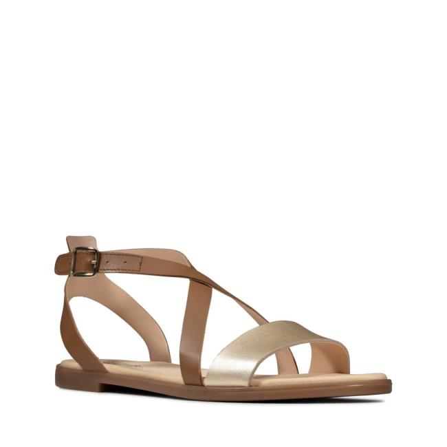 Women's Clarks Bay Rosie Sandals Brown | CLK421ZEK