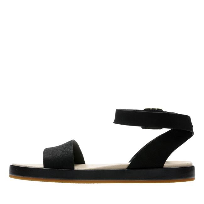 Women's Clarks Botanic Ivy Sandals Black | CLK185BYX