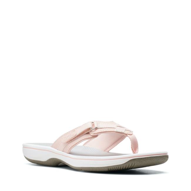 Women's Clarks Brinkley Sea Sandals Pink | CLK170VAT