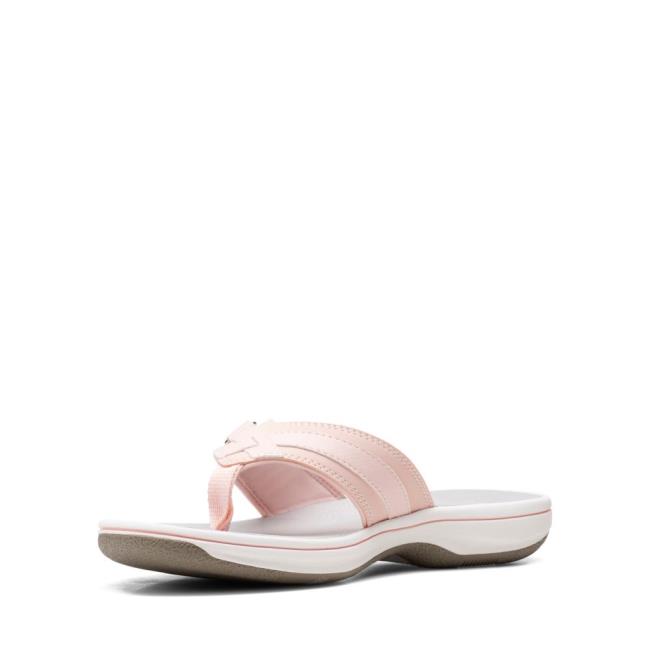 Women's Clarks Brinkley Sea Sandals Pink | CLK170VAT