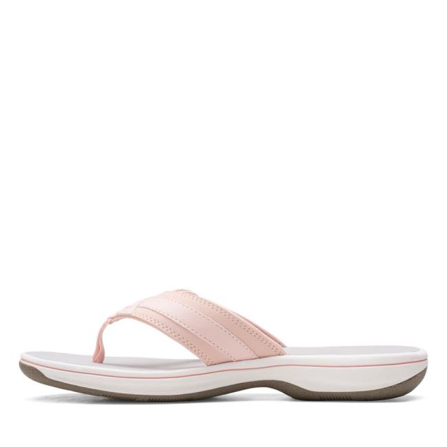 Women's Clarks Brinkley Sea Sandals Pink | CLK170VAT