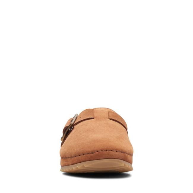 Women's Clarks Brookleigh Mule Slippers Brown | CLK280VXB