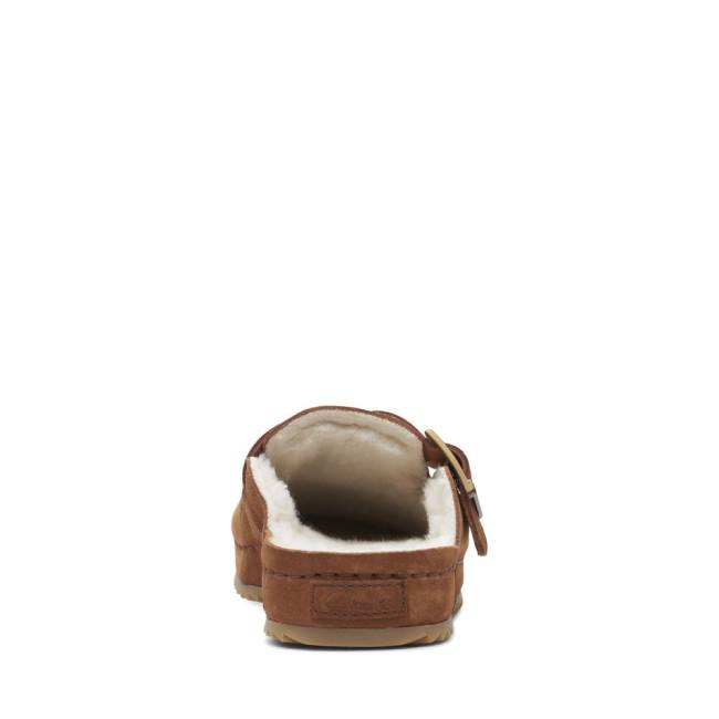 Women's Clarks Brookleigh Mule Slippers Brown | CLK280VXB