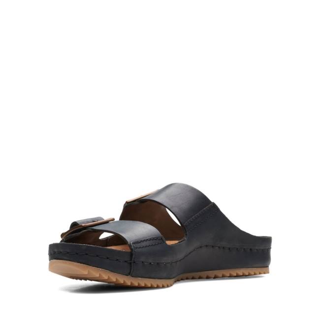 Women's Clarks Brookleigh Sun Sandals Black | CLK764SPT