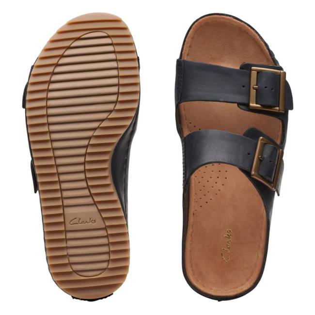 Women's Clarks Brookleigh Sun Sandals Black | CLK764SPT