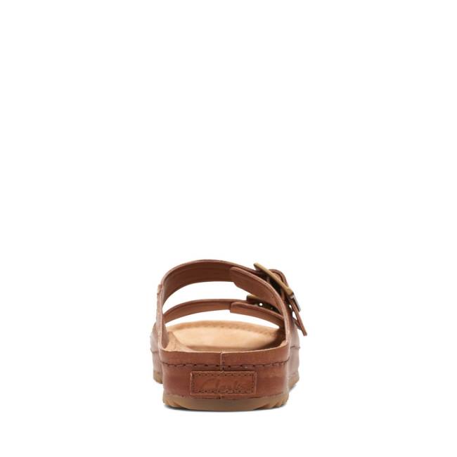 Women's Clarks Brookleigh Sun Sandals Brown | CLK809SQZ