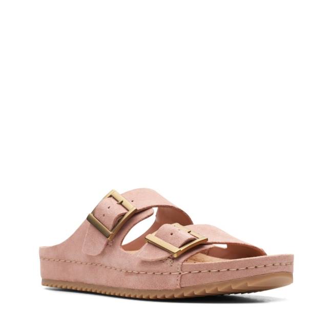 Women's Clarks Brookleigh Sun Sandals Rose | CLK021CON