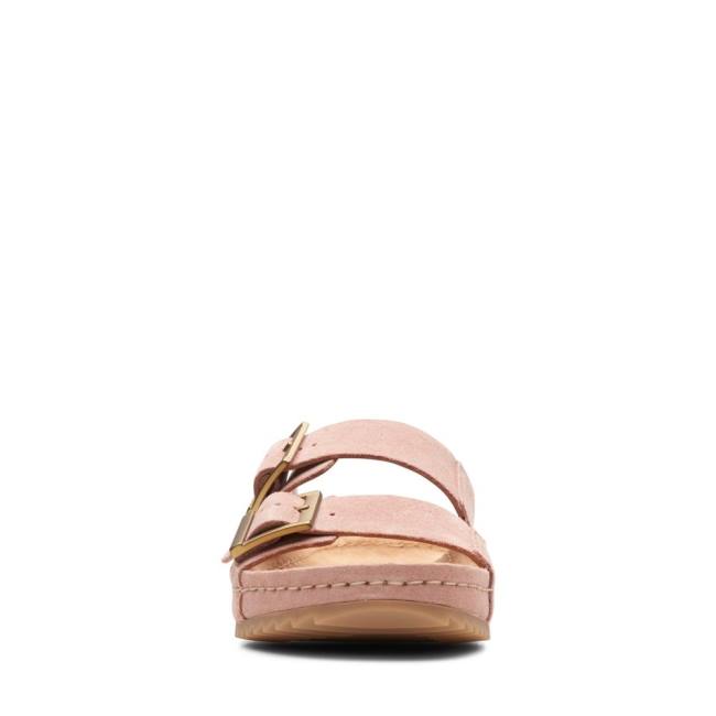 Women's Clarks Brookleigh Sun Sandals Rose | CLK021CON