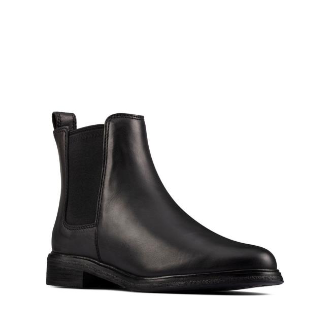 Women's Clarks Clarkdale Arlo Chelsea Boots Black | CLK480YJT