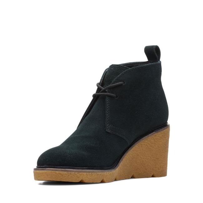 Women's Clarks Clarkford DBT Heeled Boots Black | CLK196FUQ