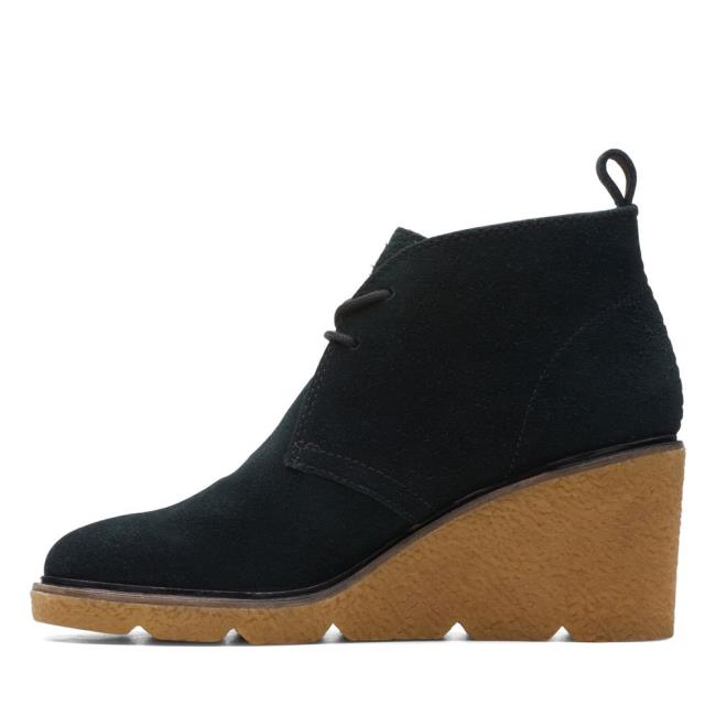 Women's Clarks Clarkford DBT Heeled Boots Black | CLK196FUQ