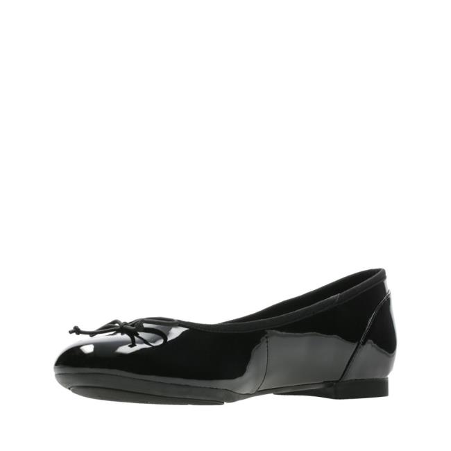 Women's Clarks Couture Bloom Flat Shoes Black | CLK148BMU