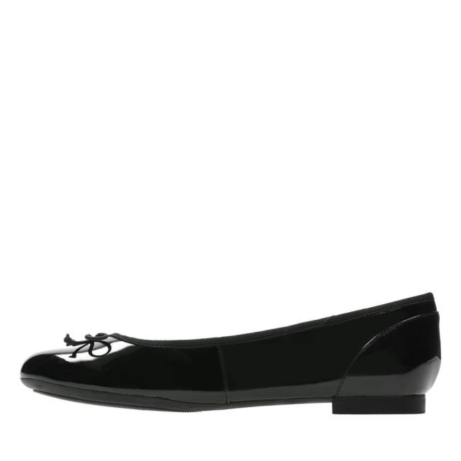 Women's Clarks Couture Bloom Flat Shoes Black | CLK148BMU