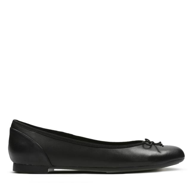 Women\'s Clarks Couture Bloom Flat Shoes Black | CLK357TBO