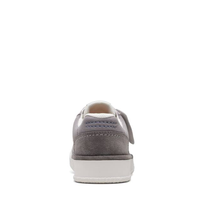 Women's Clarks Craft Cup Court Sneakers Light Grey | CLK349OGD