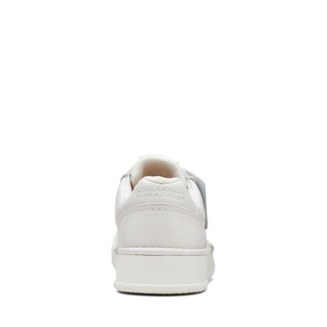 Women's Clarks Craft Cup Court Sneakers White | CLK486JQH